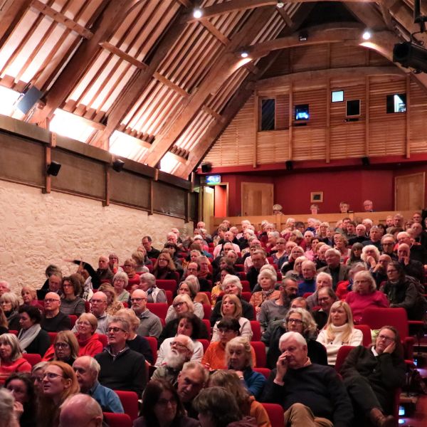 A packed house in the Barn Cinema