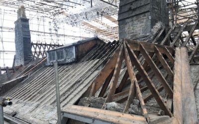 Project team resumes work on Old Postern roof repairs